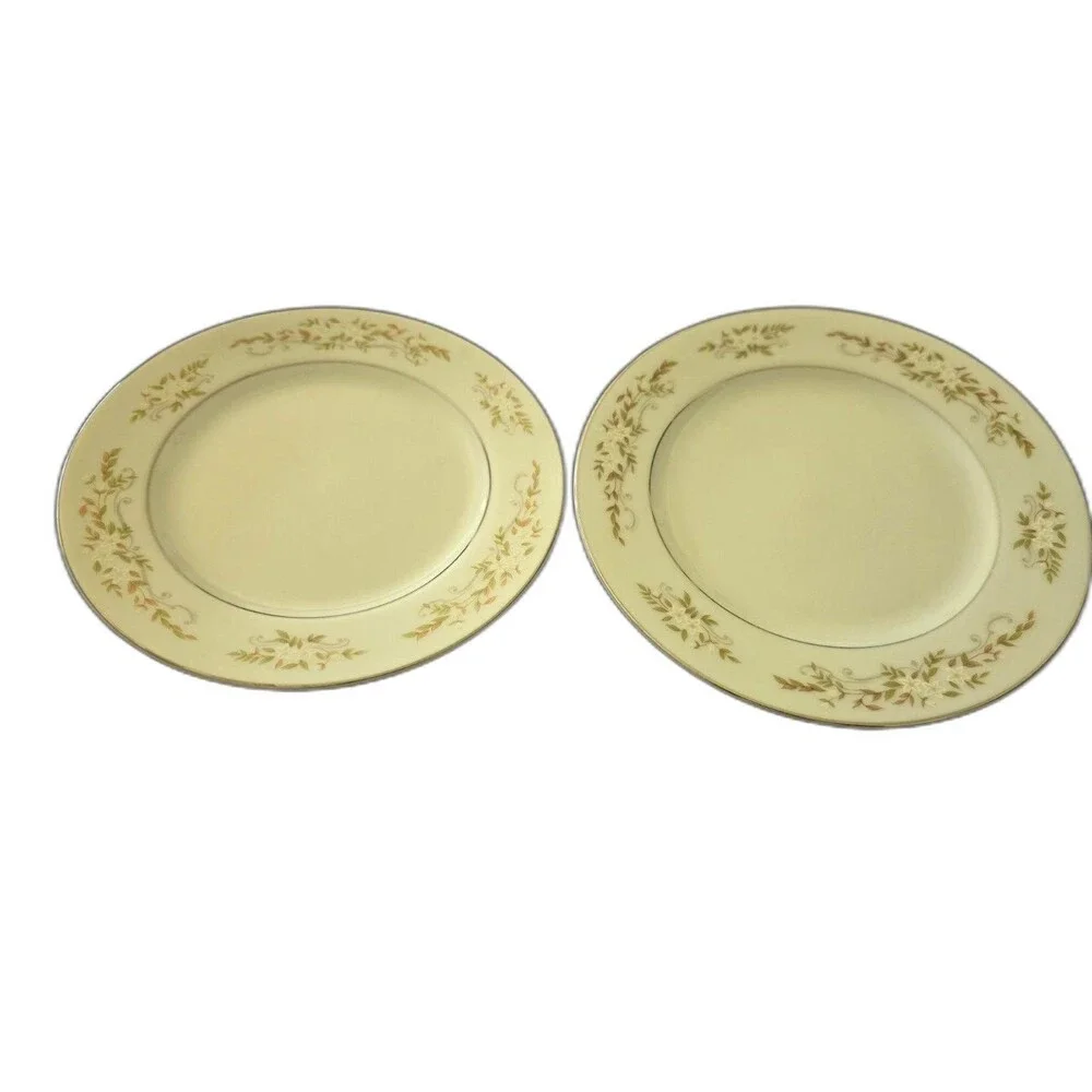 International China Springtime Bread & Butter Plates (Set of 2)